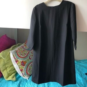 Banana Republic black 3/4 sleeve dress
